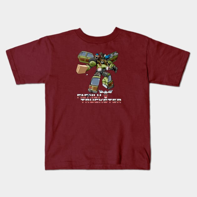 Asplenia Studios: Family Truckster Transformer Kids T-Shirt by AspleniaStudios